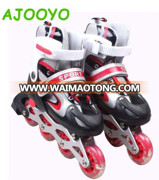 Outdoor Sports Good Quality One Button Adjust Kids Roller Skates Shoes